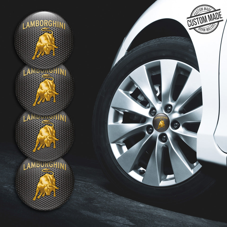 LAMBORGHINI Silicone Stickers for Wheel Center Caps