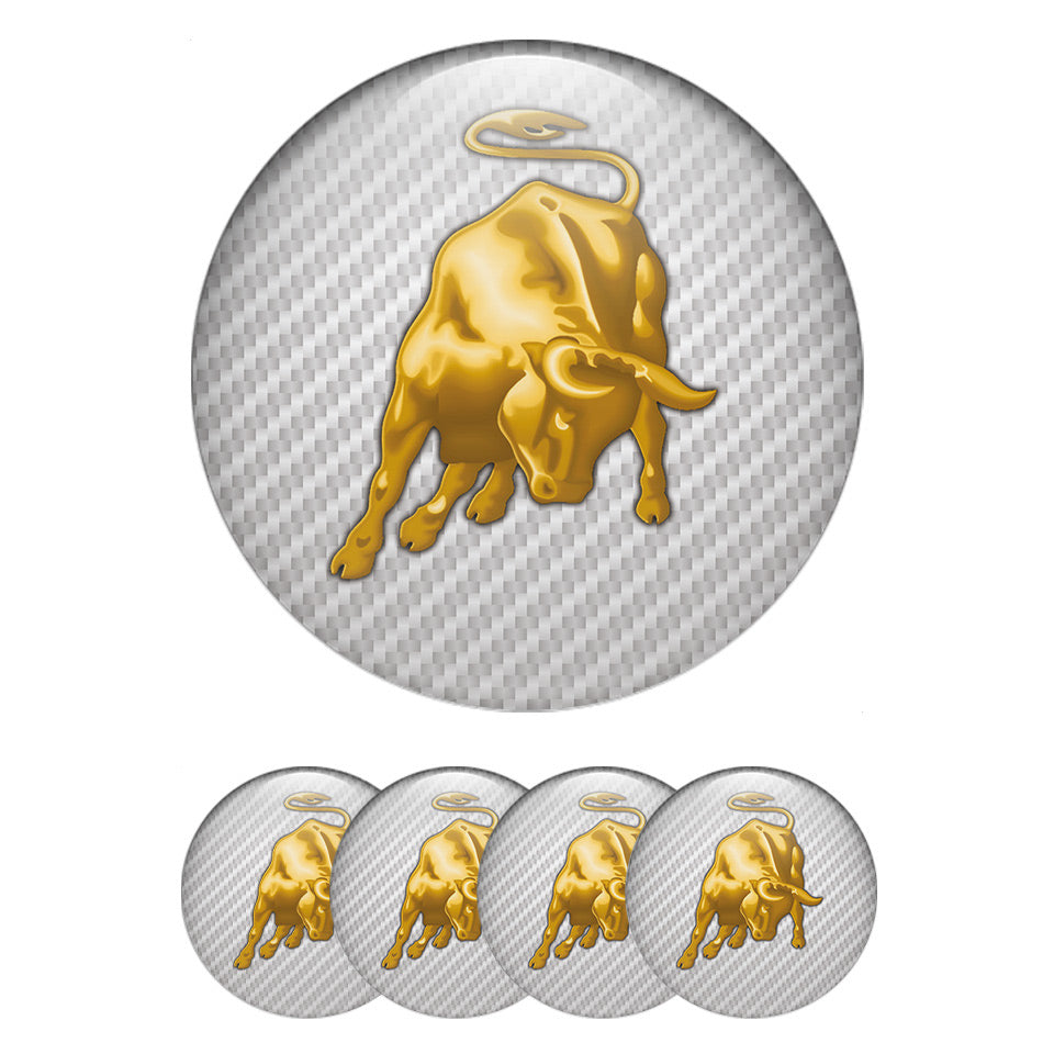 LAMBORGHINI Silicone Stickers for Wheel Center Caps