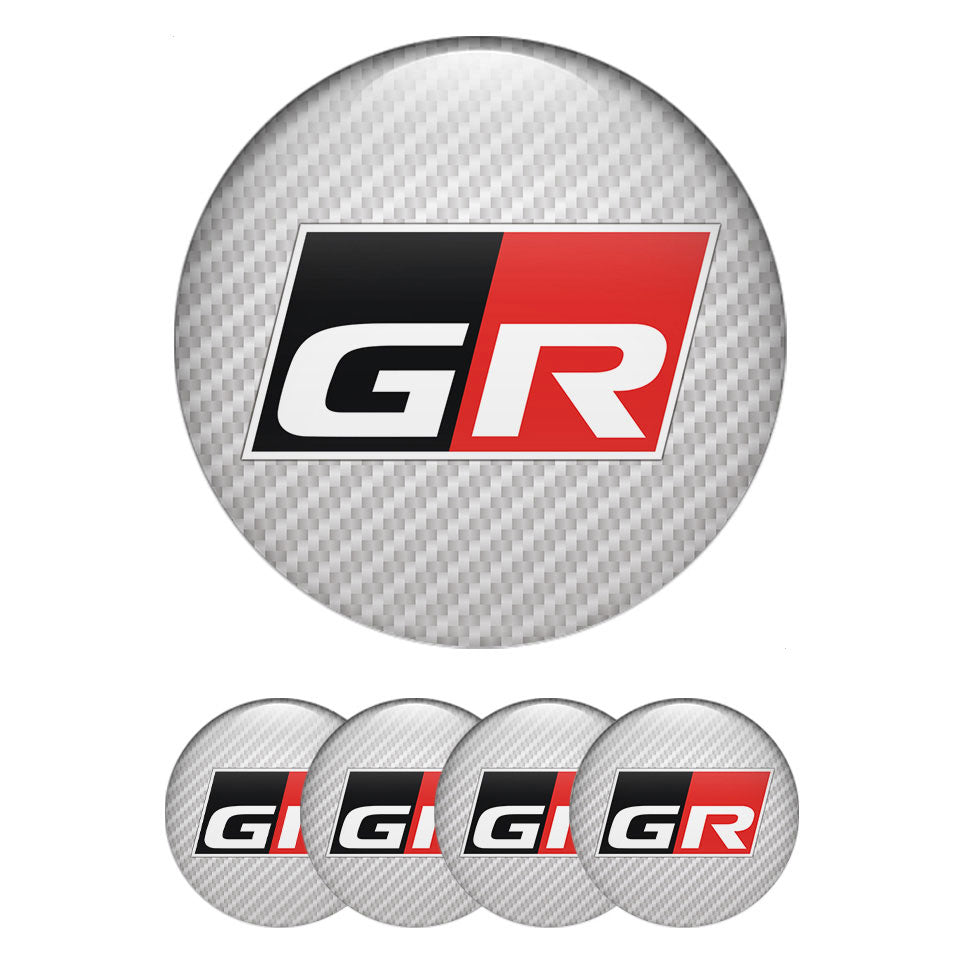 TOYOTA GR Silicone Stickers for Wheel Center Caps