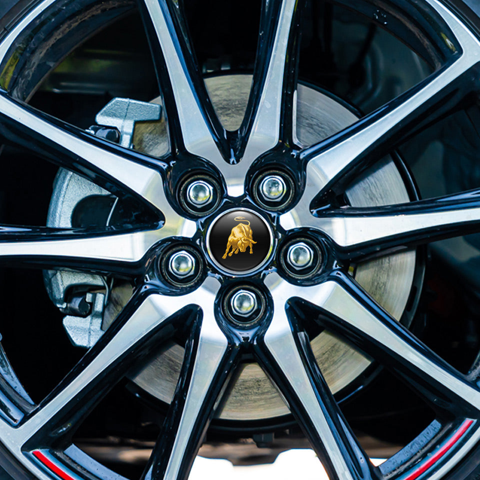 LAMBORGHINI Silicone Stickers for Wheel Center Caps
