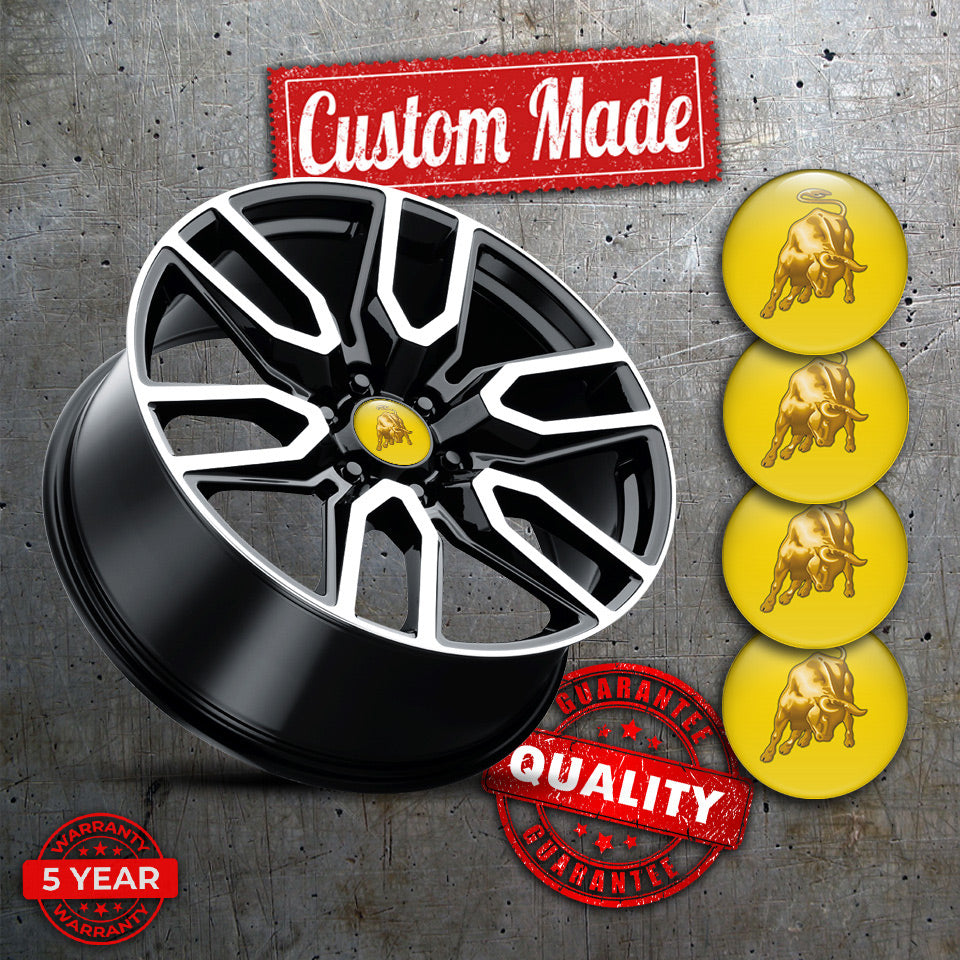 LAMBORGHINI Silicone Stickers for Wheel Center Caps