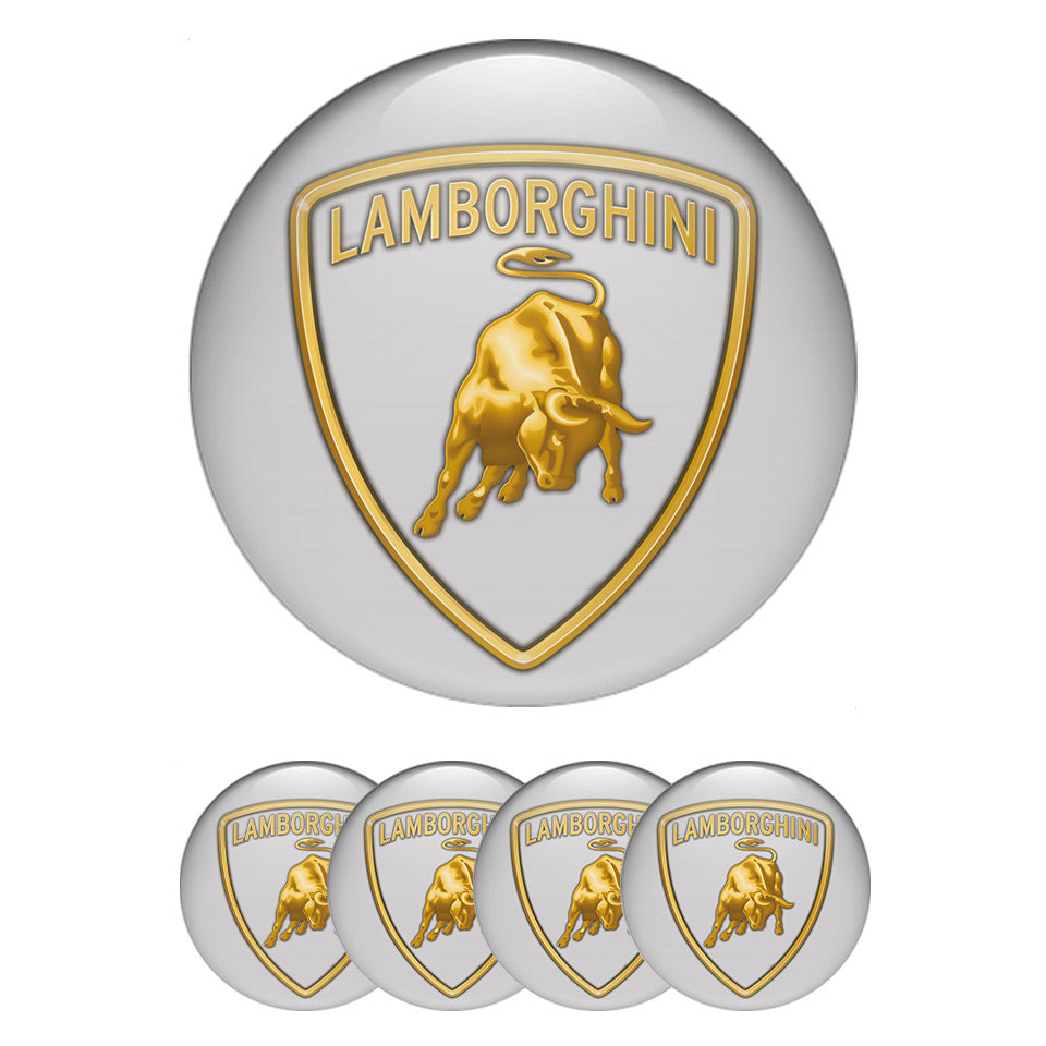 LAMBORGHINI Silicone Stickers for Wheel Center Caps