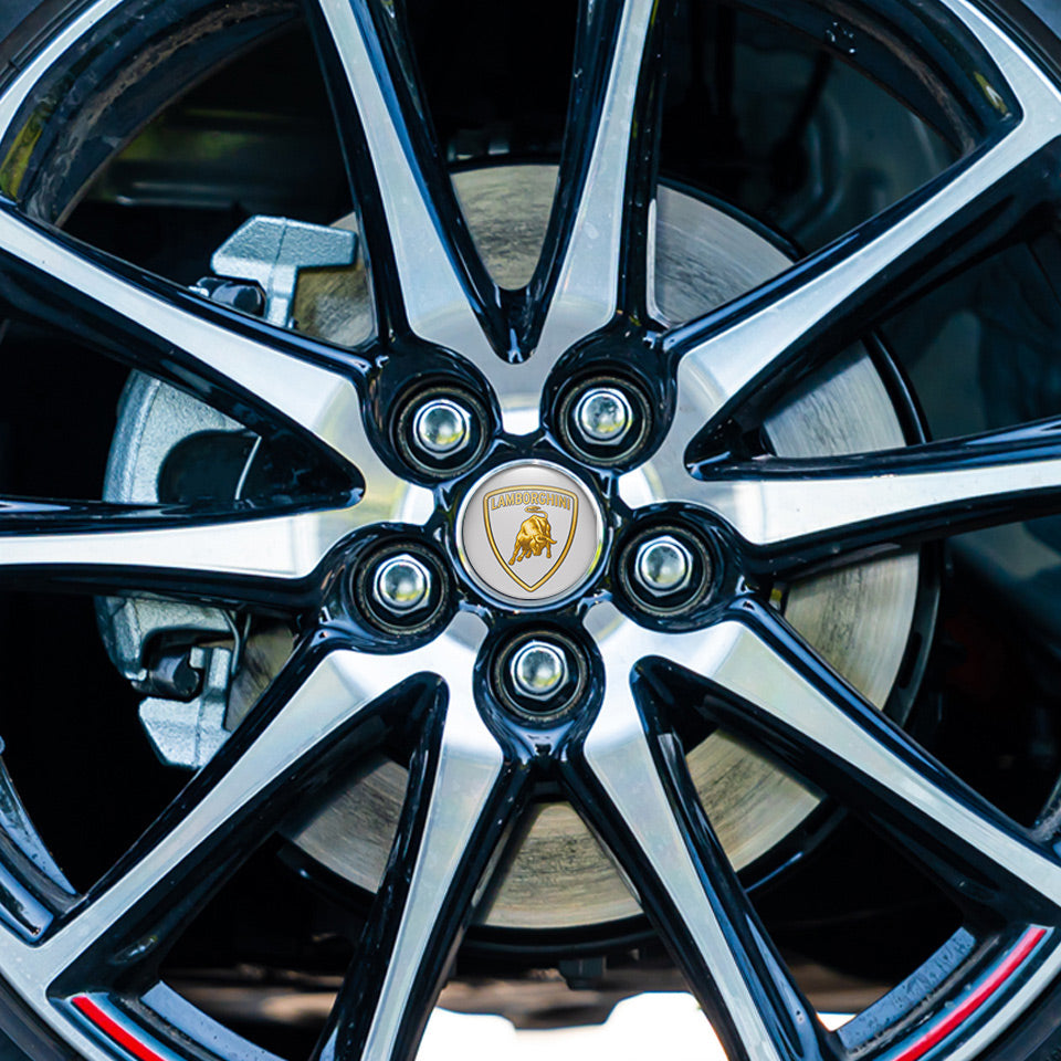 LAMBORGHINI Silicone Stickers for Wheel Center Caps
