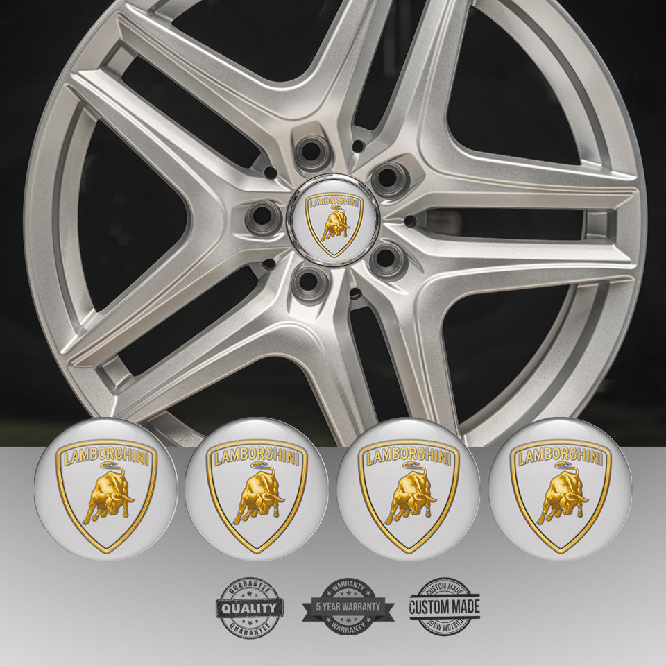 LAMBORGHINI Silicone Stickers for Wheel Center Caps
