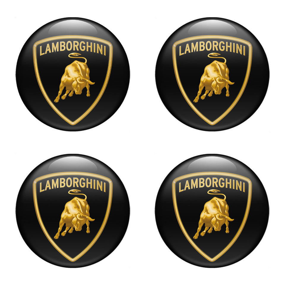 LAMBORGHINI Silicone Stickers for Wheel Center Caps