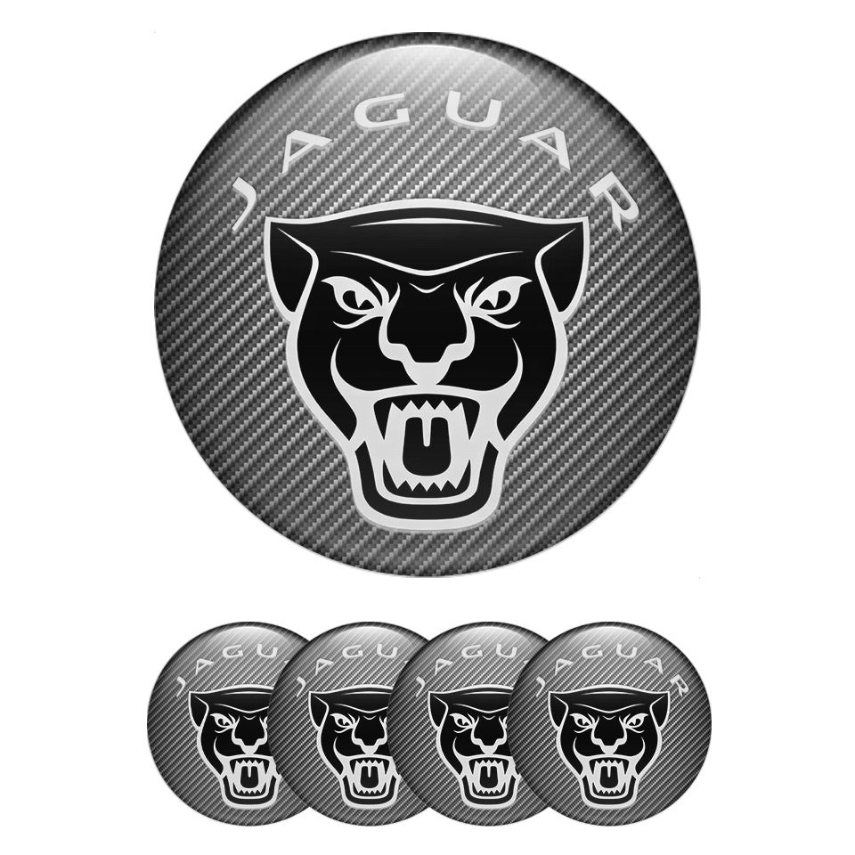 JAGUAR Domed Emblems for Center Caps