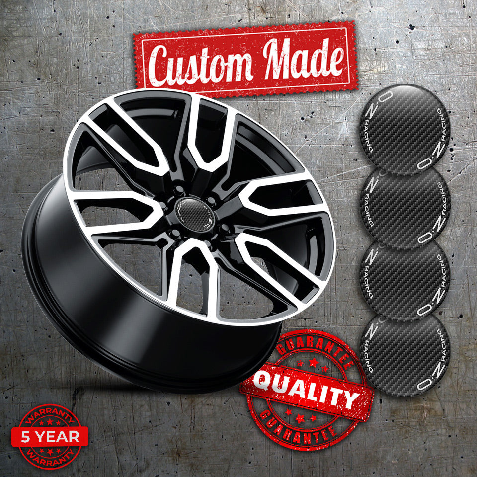 OZ Silicone Stickers for Wheel Center Caps - Doboxo