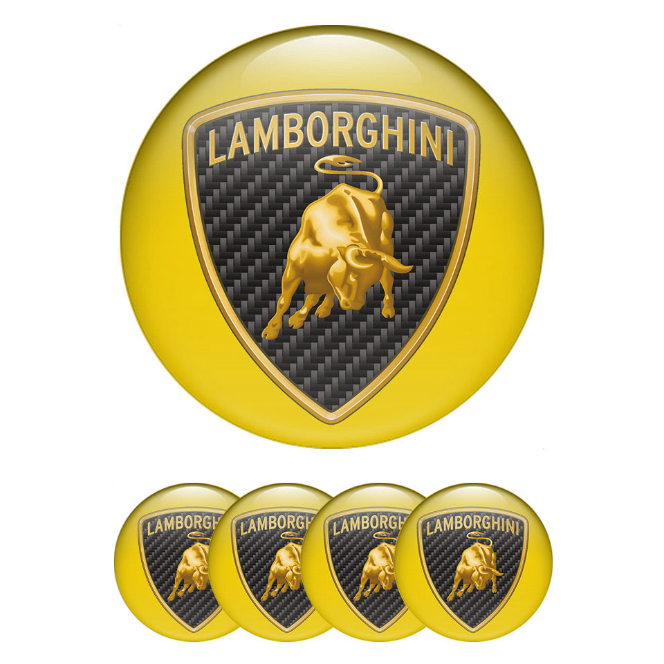 LAMBORGHINI Domed Emblems for Center Caps