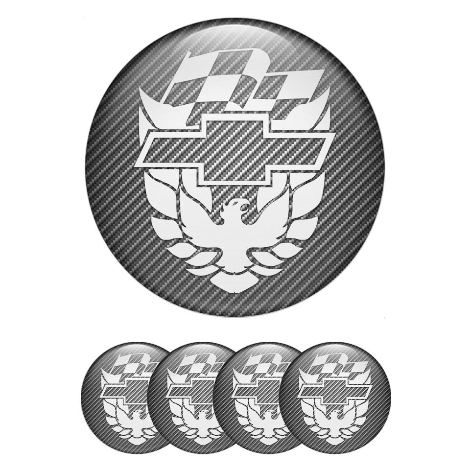 PONTIAC Silicone Stickers for Wheel Center Caps