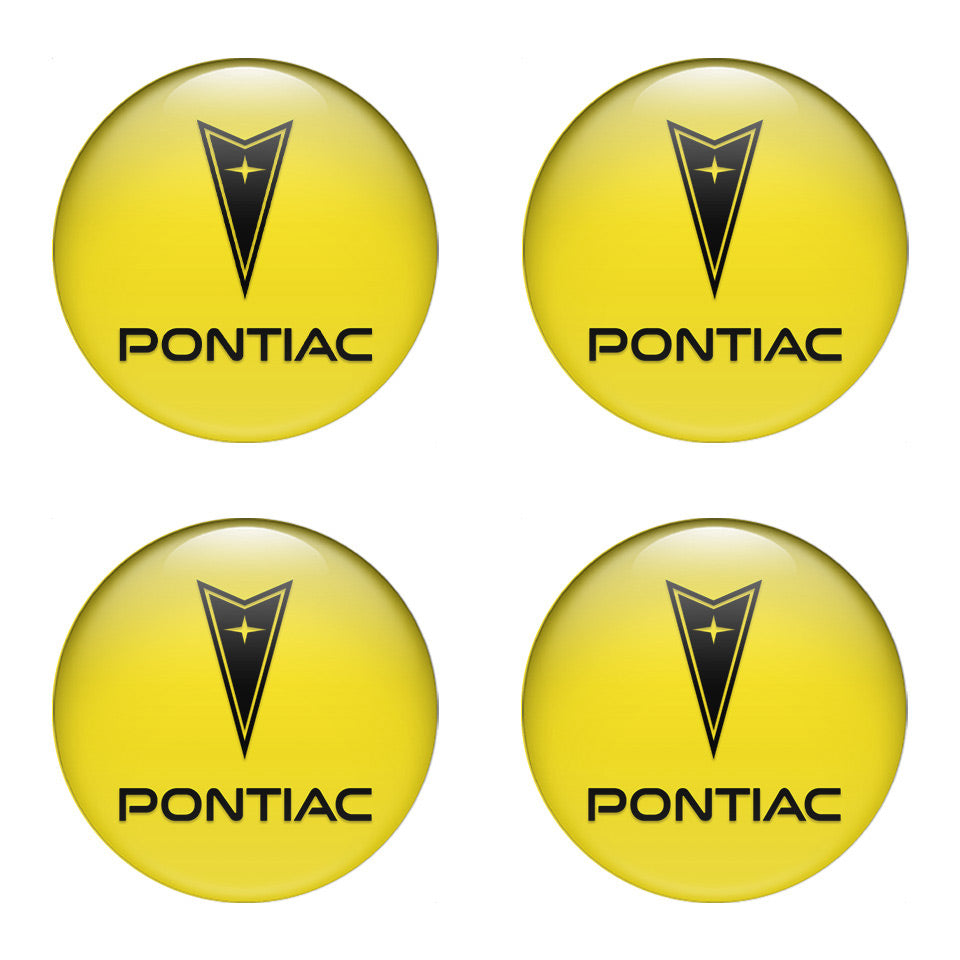 PONTIAC Domed Emblems for Center Caps