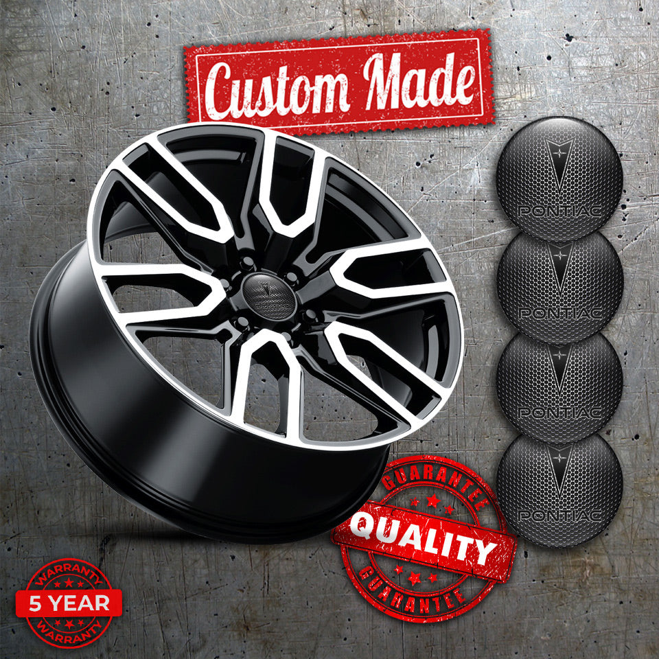 PONTIAC Domed Emblems for Center Caps