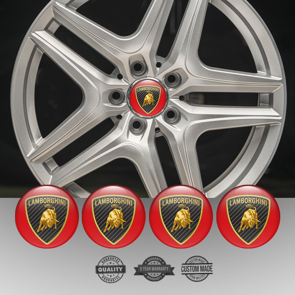 LAMBORGHINI Emblems for Wheel Center Caps