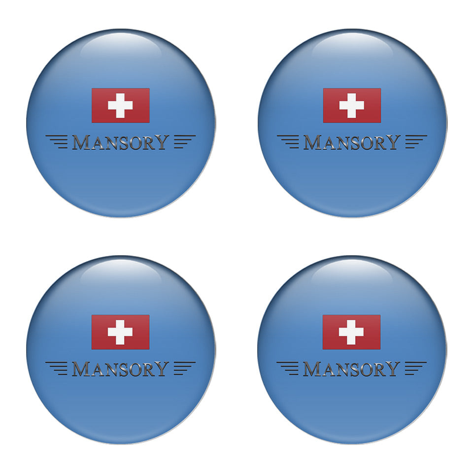 MANSORY Silicone Stickers for Wheel Center Caps