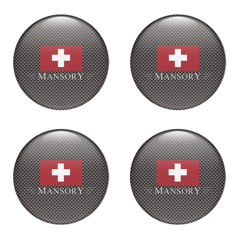 MANSORY Silicone Stickers for Wheel Center Caps