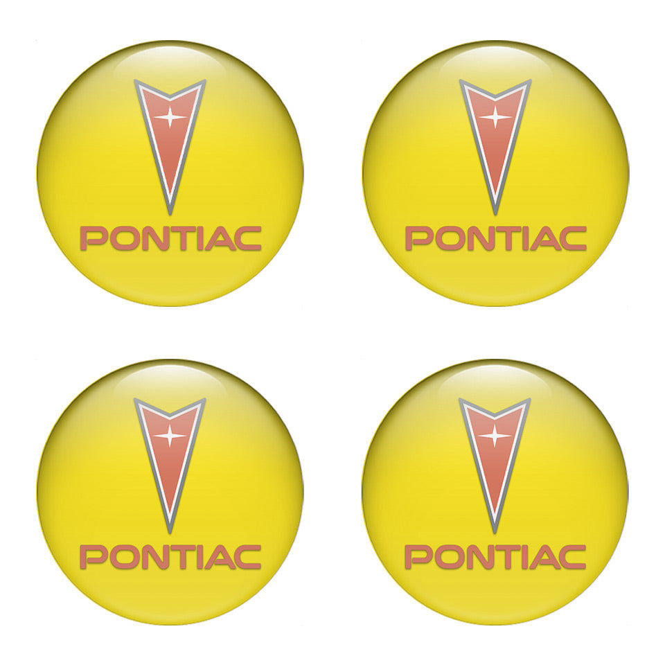 PONTIAC Emblems for Wheel Center Caps