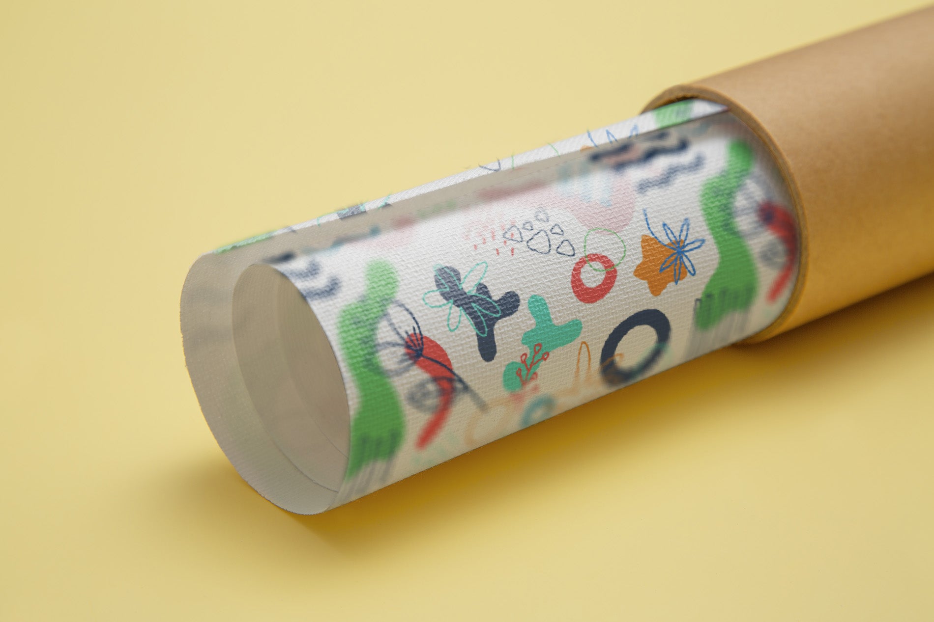 Chromatic Doodle Carousel Wallpaper