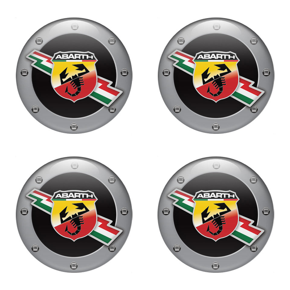ABARTH Silicone Stickers for Wheel Center Caps103