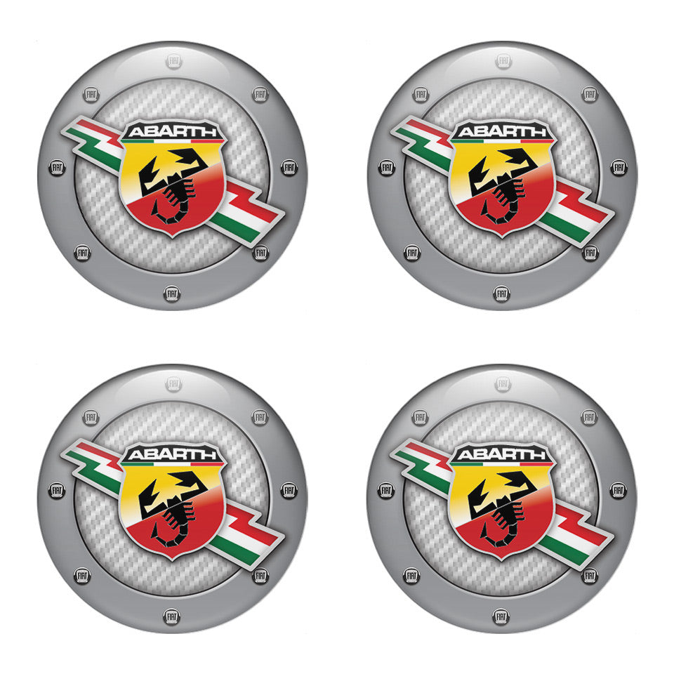 ABARTH Silicone Stickers for Wheel Center Caps109