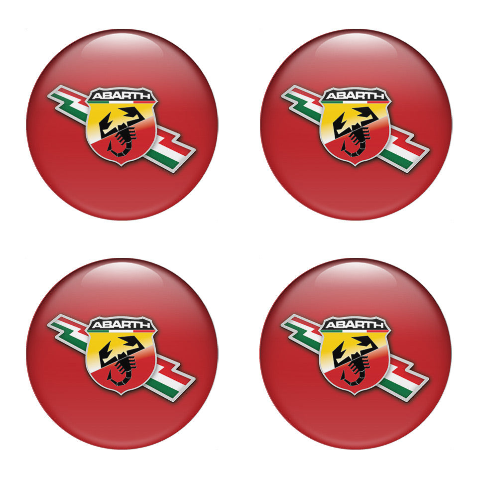 ABARTH Silicone Stickers for Wheel Center Caps61