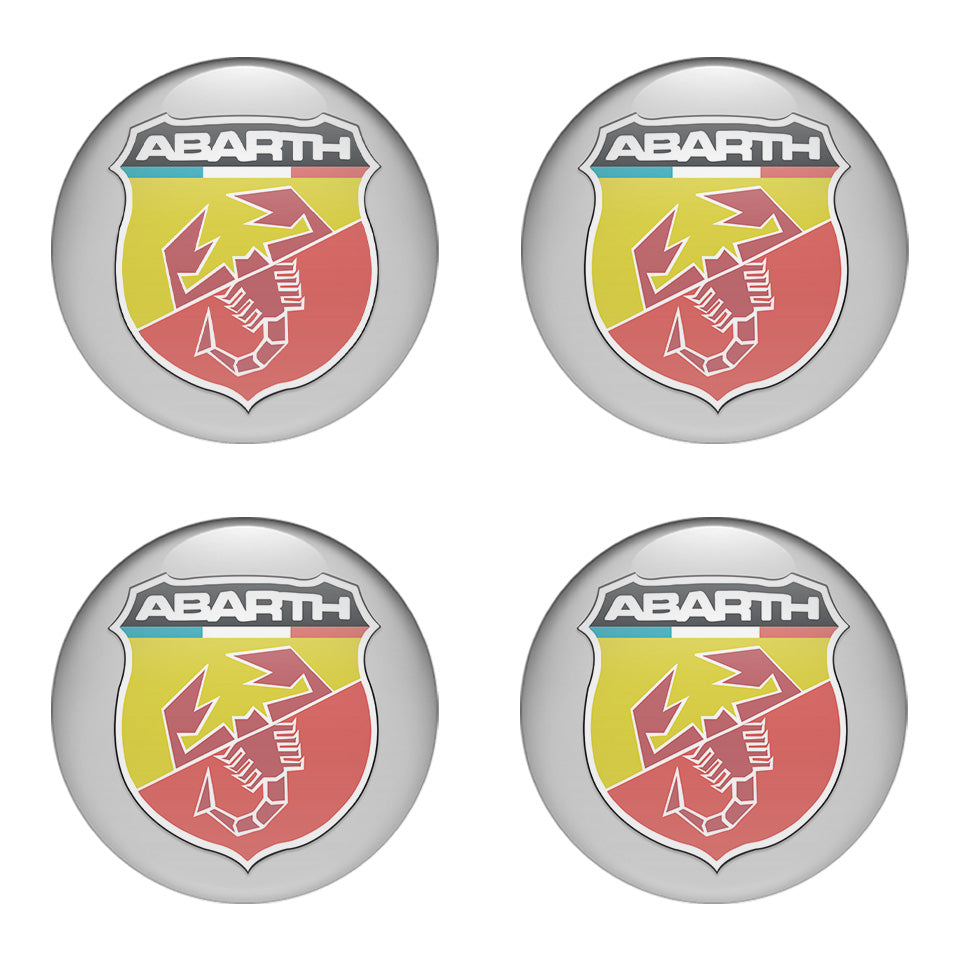 ABARTH Silicone Stickers for Wheel Center Caps7