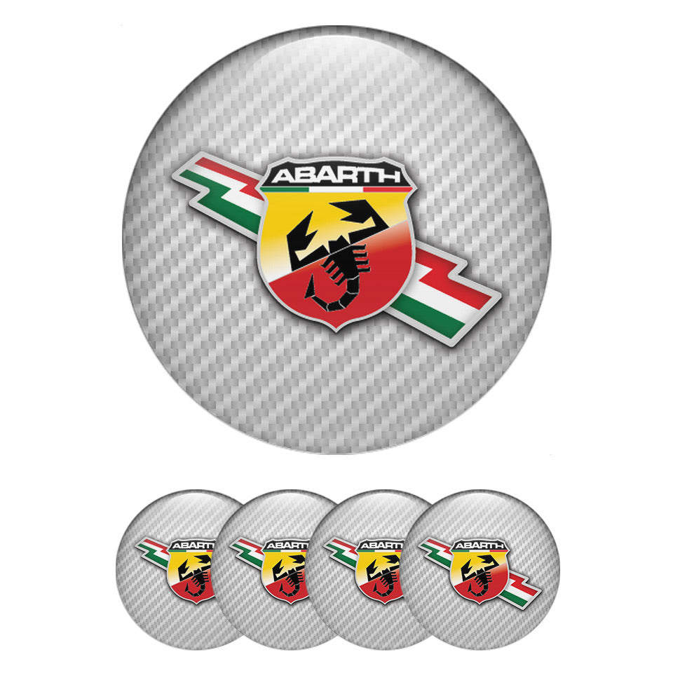 ABARTH Silicone Stickers for Wheel Center Caps70