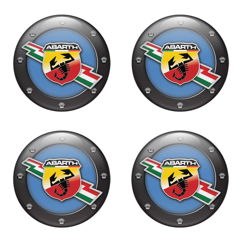 ABARTH Silicone Stickers for Wheel Center Caps79