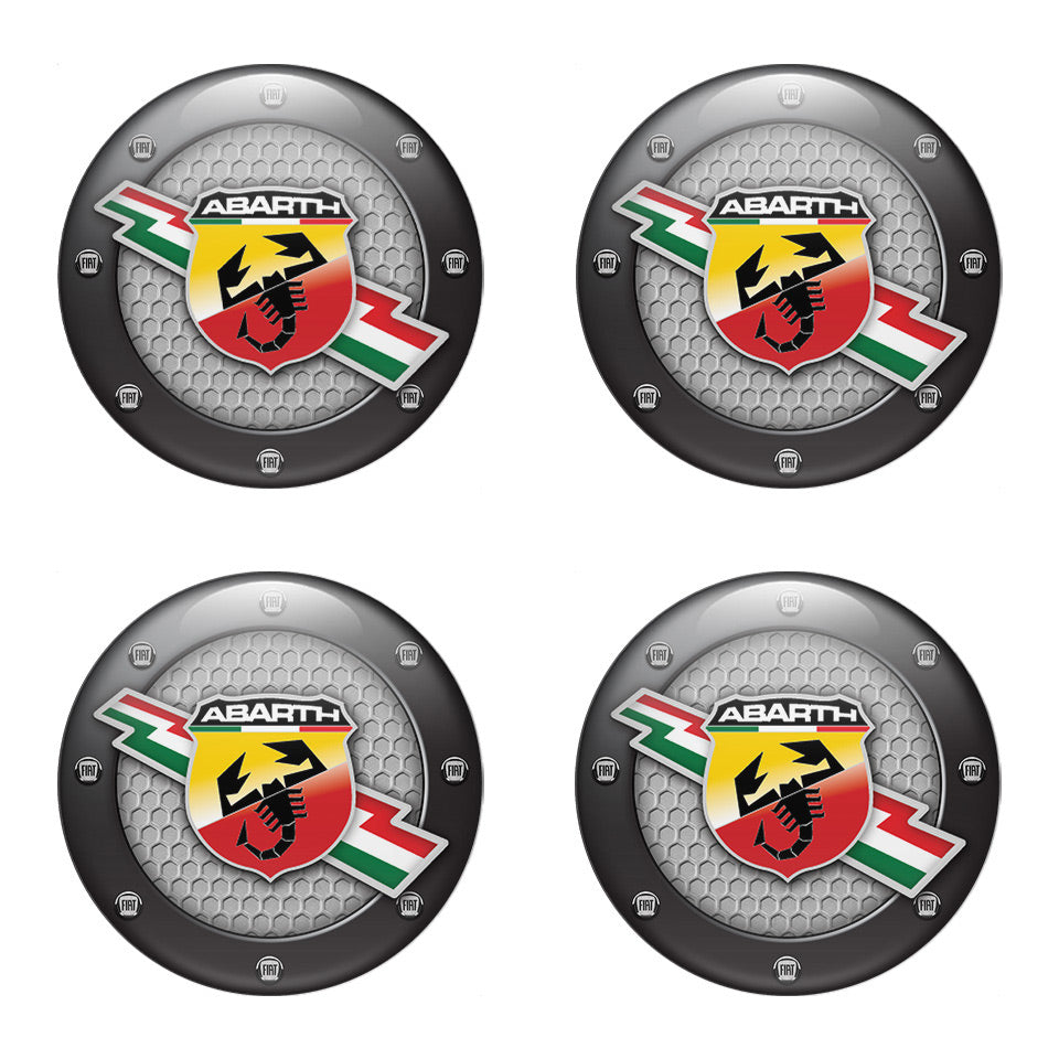 ABARTH Silicone Stickers for Wheel Center Caps97