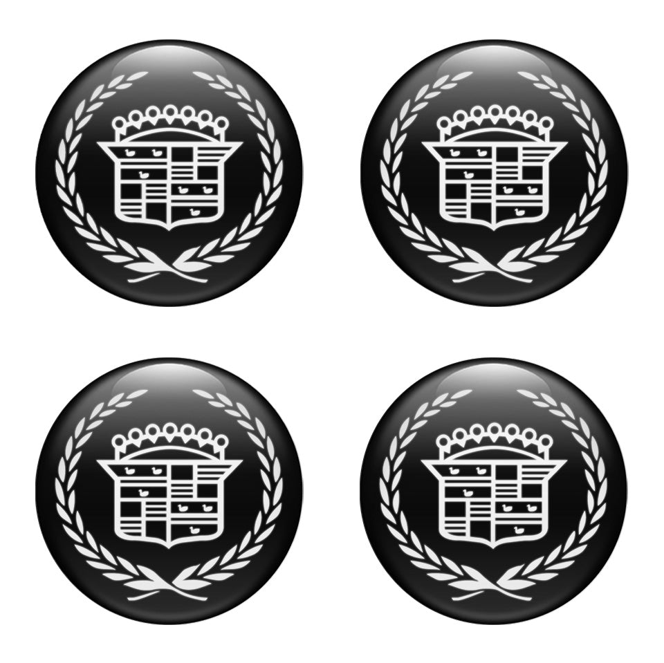 CADILAC Silicone Stickers for Wheel Center Caps34