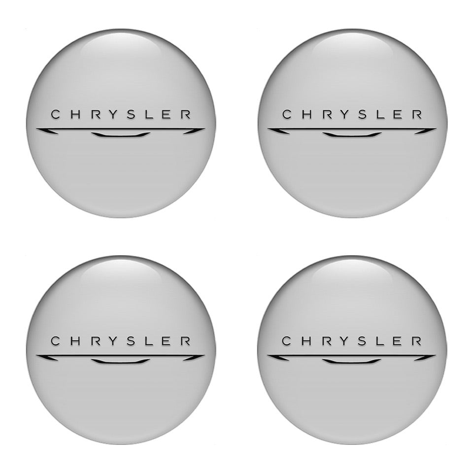 CHRYSLER Silicone Stickers for Wheel Center Caps