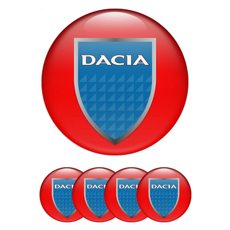 DACIA Silicone Stickers for Wheel Center Caps10