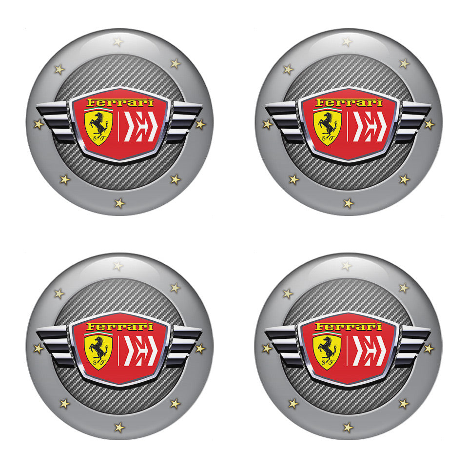 FERRARI Domed Emblems for Center Caps3