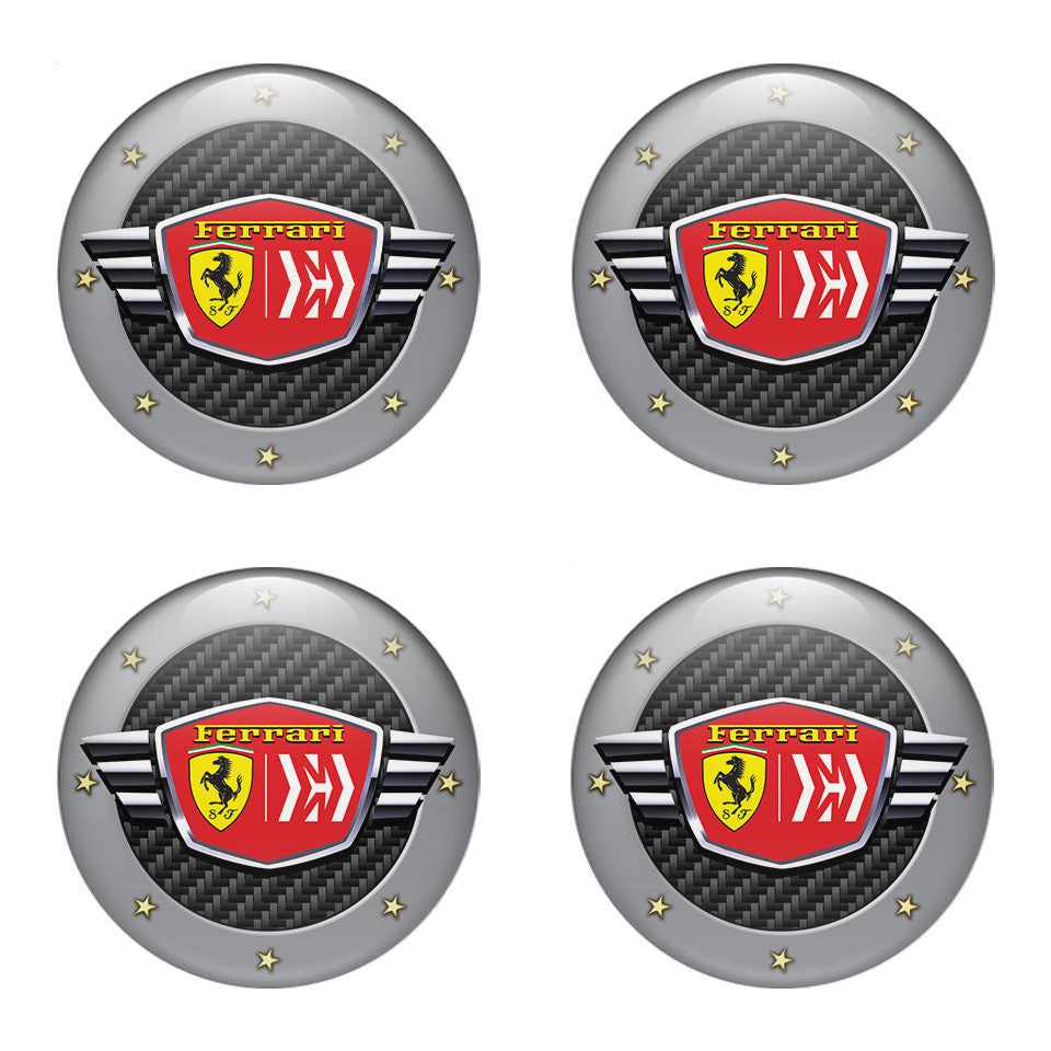FERRARI Emblems for Wheel Center Caps5