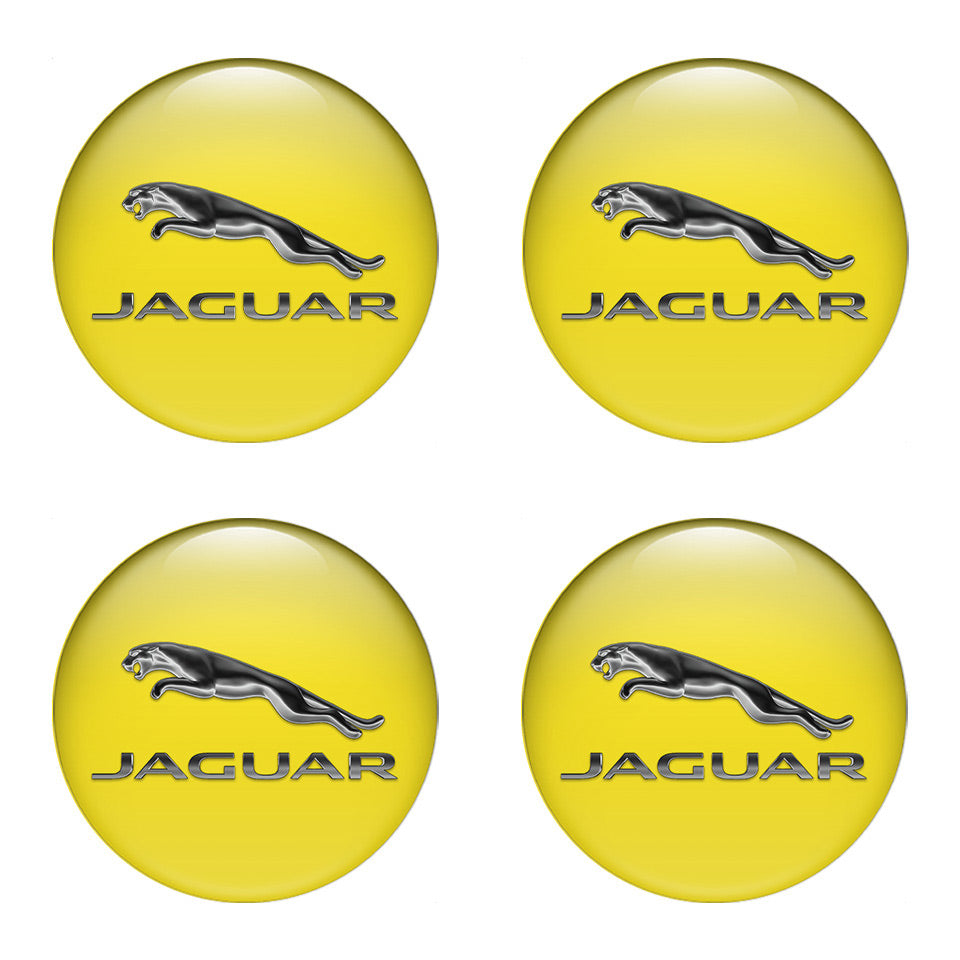 JAGUAR Silicone Stickers for Wheel Center Caps25