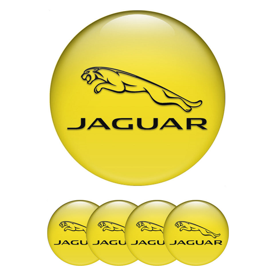JAGUAR Silicone Stickers for Wheel Center Caps4