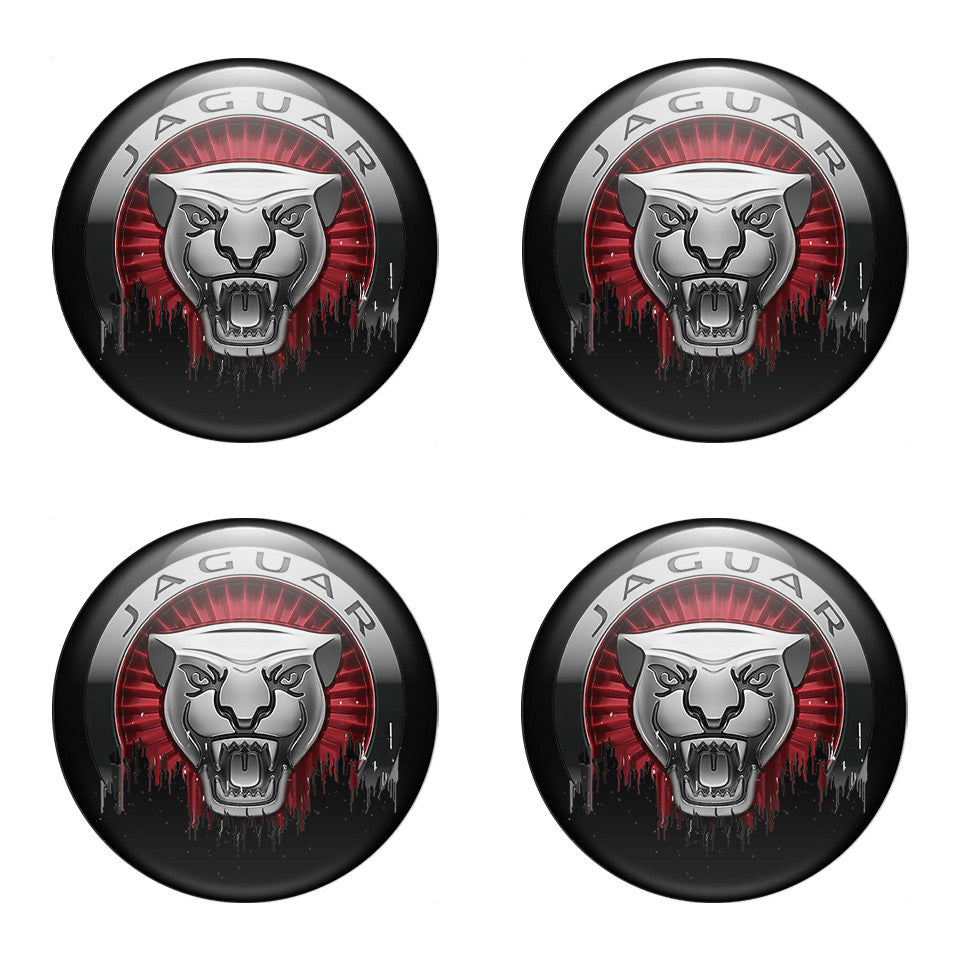 JAGUAR Silicone Stickers for Wheel Center Caps43