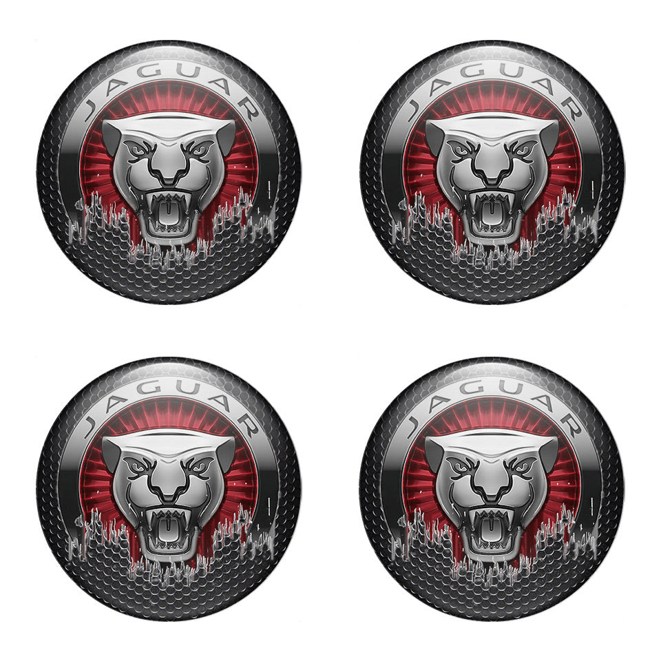 JAGUAR Silicone Stickers for Wheel Center Caps49