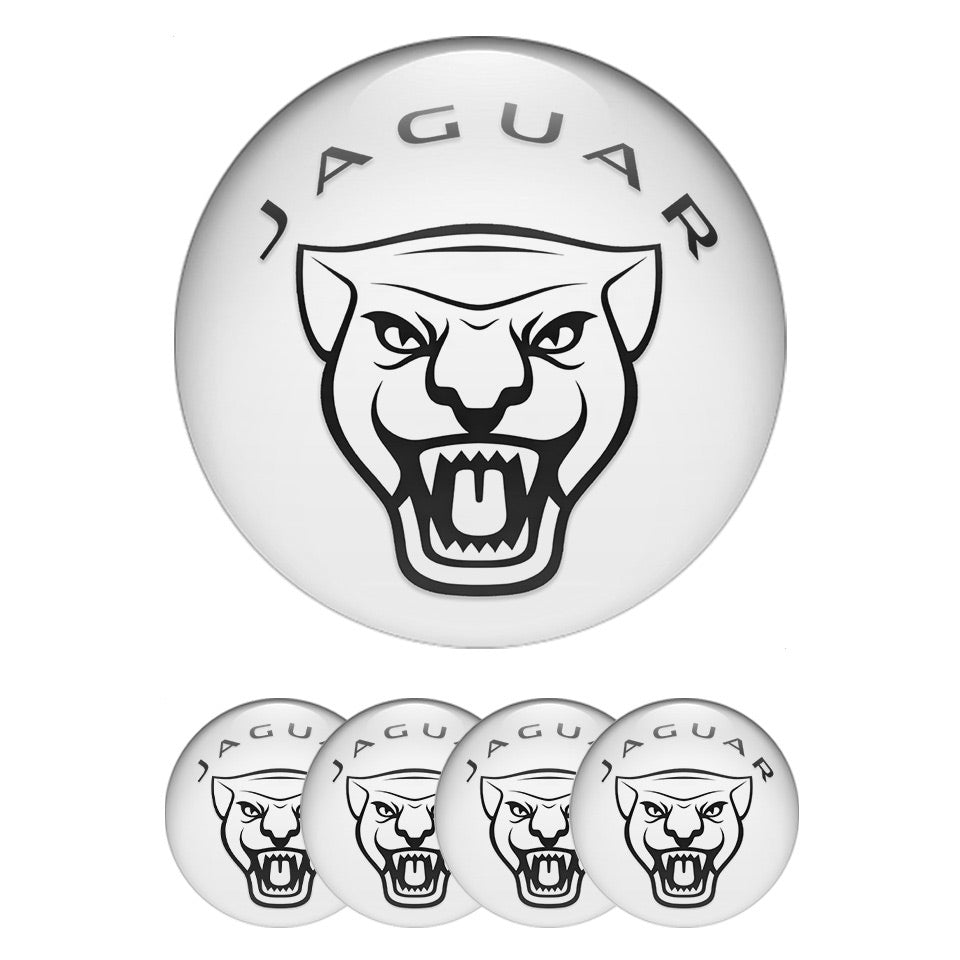 JAGUAR Silicone Stickers for Wheel Center Caps52