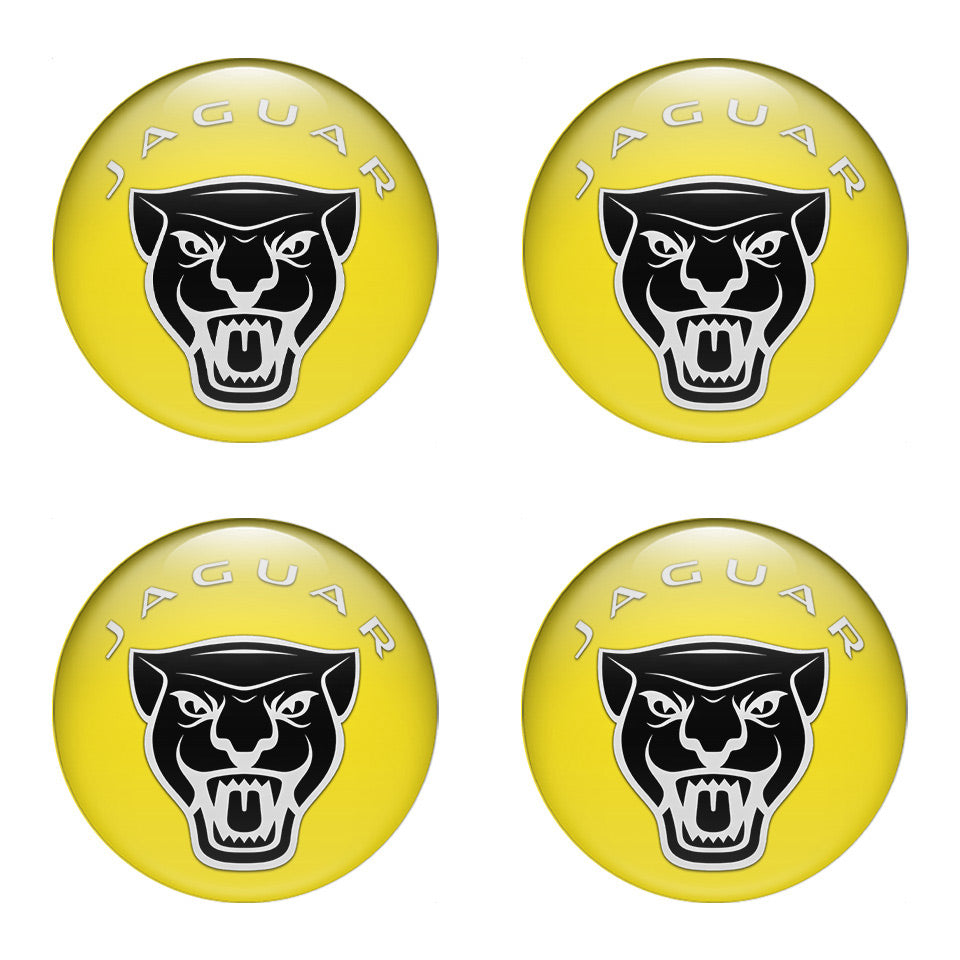 JAGUAR Silicone Stickers for Wheel Center Caps61