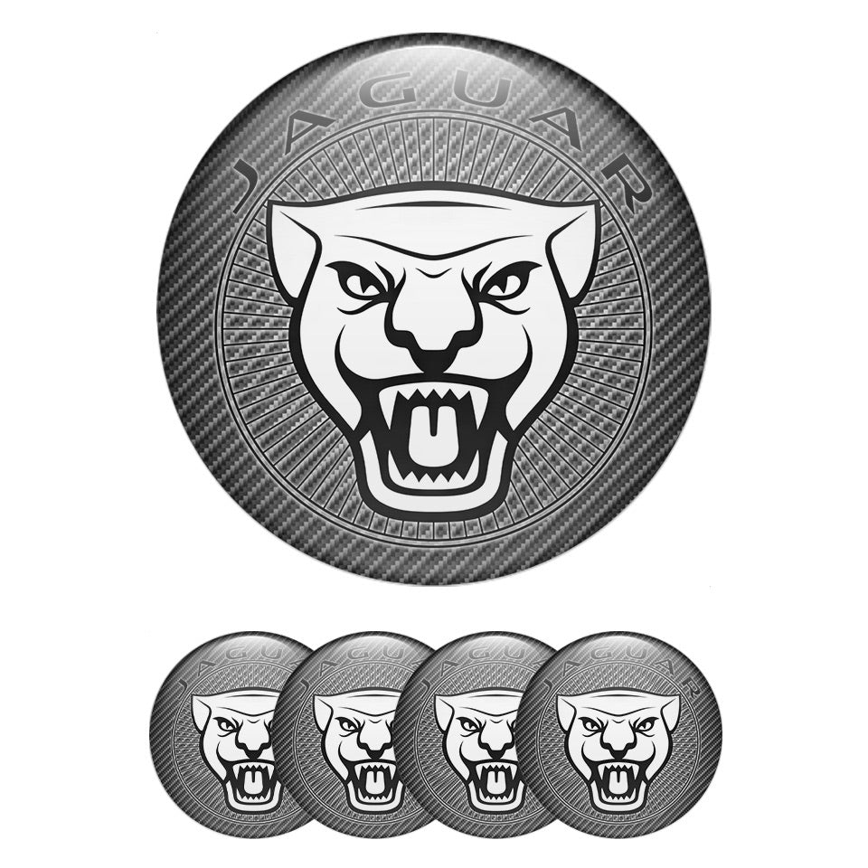 JAGUAR Silicone Stickers for Wheel Center Caps70