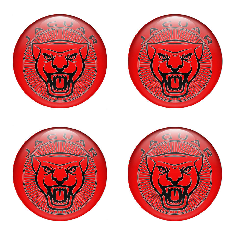 JAGUAR Silicone Stickers for Wheel Center Caps73