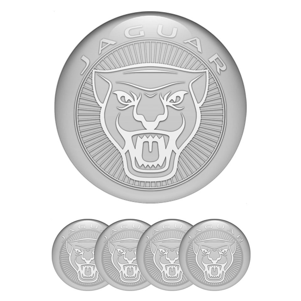 JAGUAR Silicone Stickers for Wheel Center Caps8