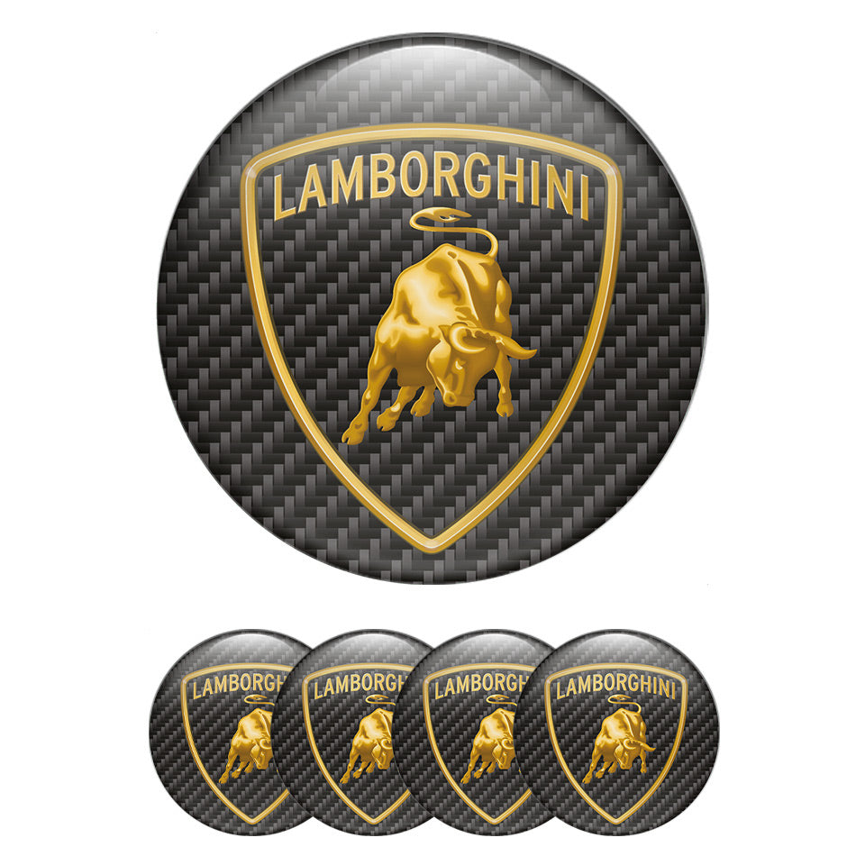 LAMBORGHINI Silicone Stickers for Wheel Center Caps1