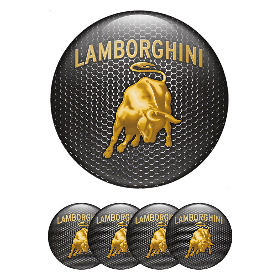 LAMBORGHINI Silicone Stickers for Wheel Center Caps19