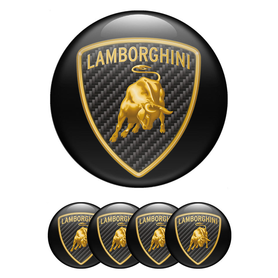 LAMBORGHINI Silicone Stickers for Wheel Center Caps37