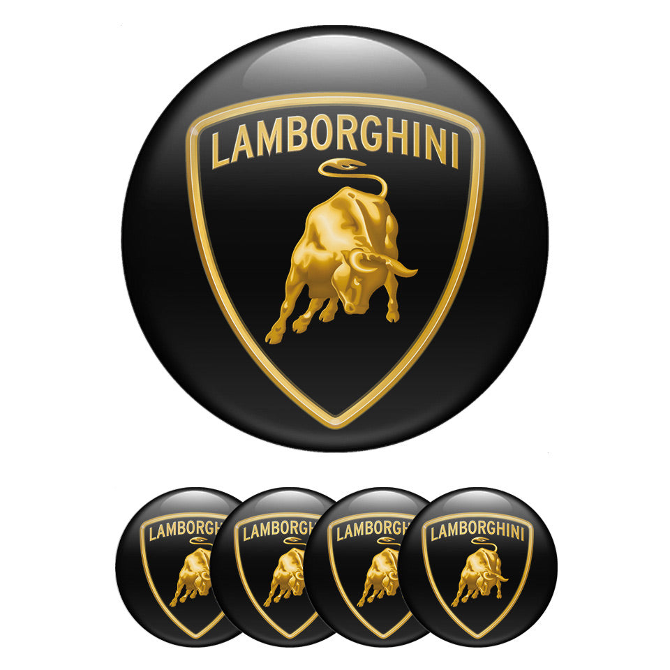 LAMBORGHINI Silicone Stickers for Wheel Center Caps7