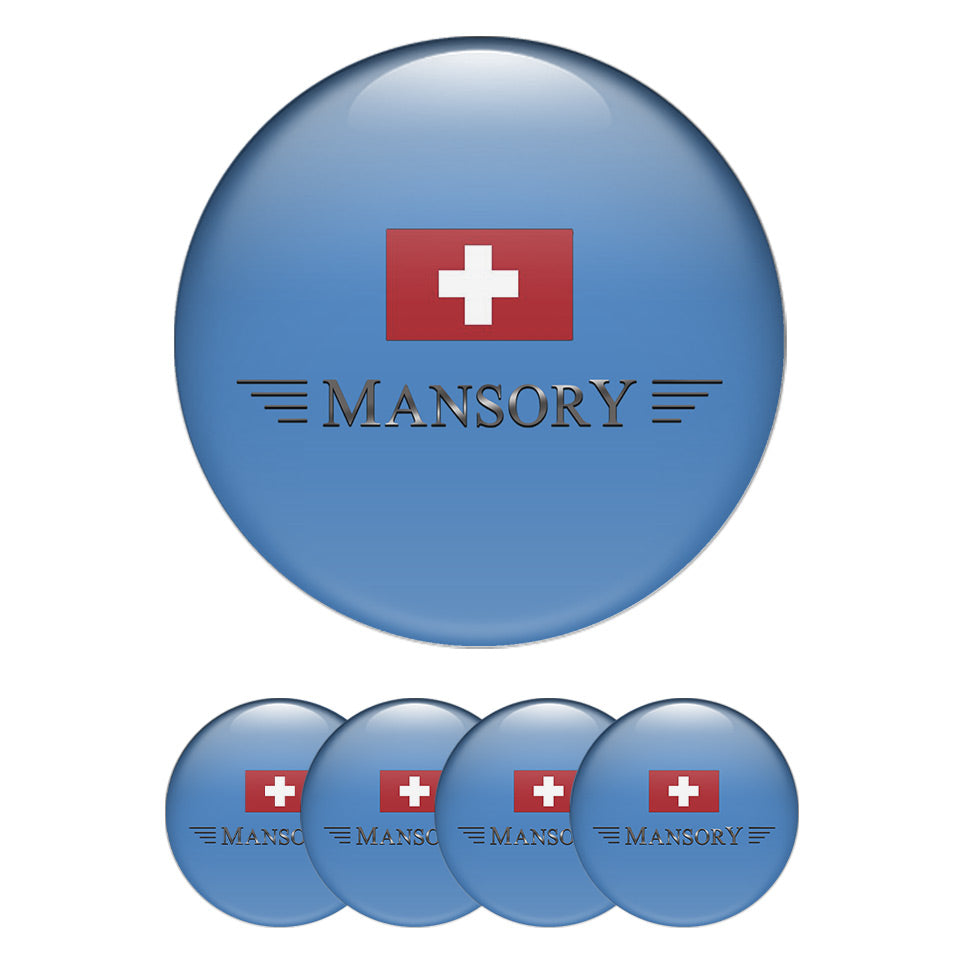 MANSORY Silicone Stickers for Wheel Center Caps10