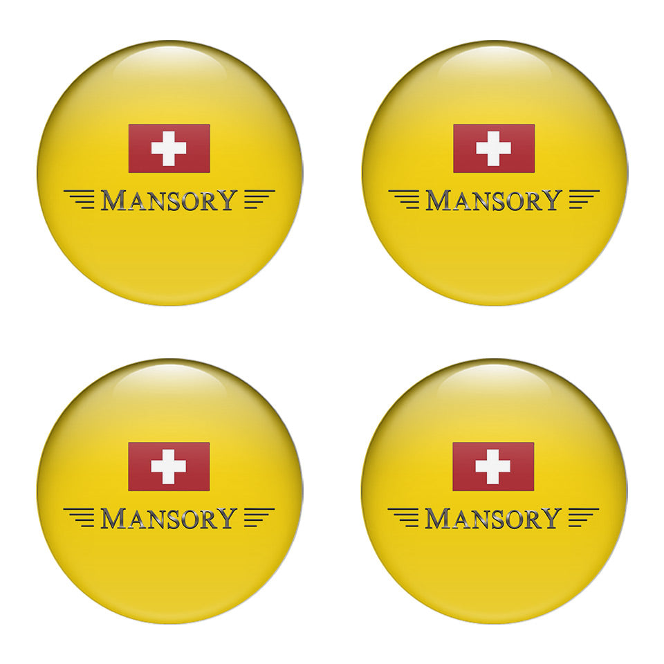 MANSORY Silicone Stickers for Wheel Center Caps7