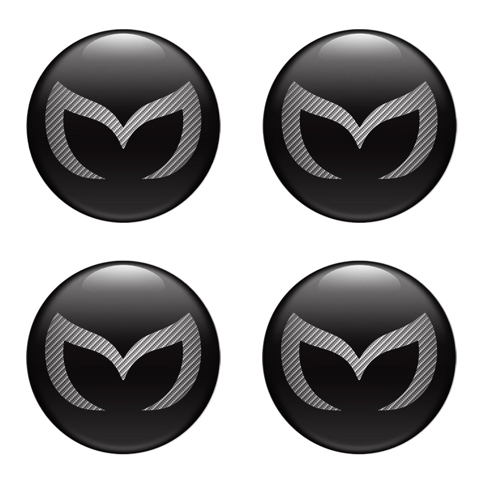 MAZDA Silicone Stickers for Wheel Center Caps1