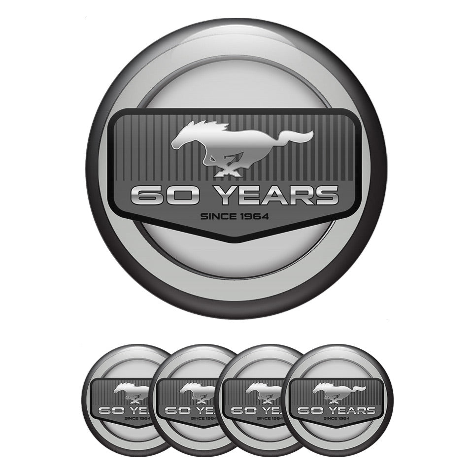 MUSTANG Emblems for Wheel Center Caps