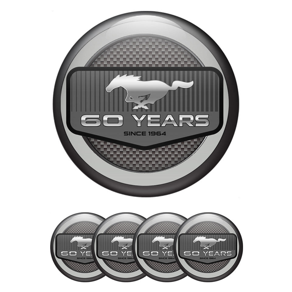 MUSTANG Domed Emblems for Center Caps